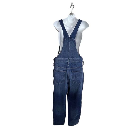 NWT MADEWELL Stovepipe Overalls Women Large Cosman Wash Blue Denim Skinny Jeans - Picture 10 of 13